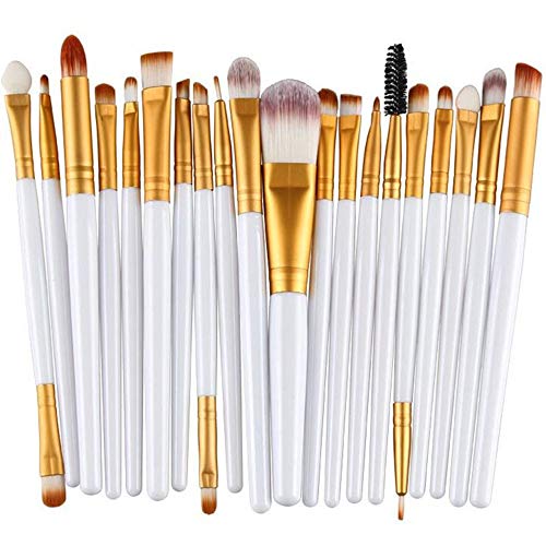 Multifunction Makeup Brush Set for Eye Makeup Brush Eyebrow Brush Foundation Brush Eye Shadow Brush Lip Brush 20 Pcs Durable and Nice