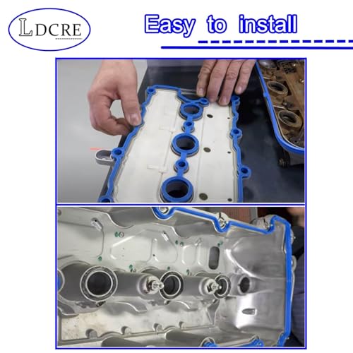Image of VS50646R VS50402 Valve Cover Gasket Set ，Valve Gaskets Compatible with 2005 2006 2007 2008 2009 2010 Ford Mustang 4.0L V6 SOHC 12V,Replace AVC498S 151071201