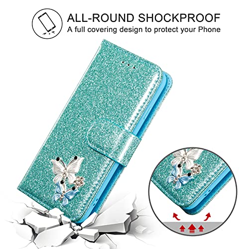 Coque iPhone 17 papillon vert idéale pour protéger votre mobile en soirée