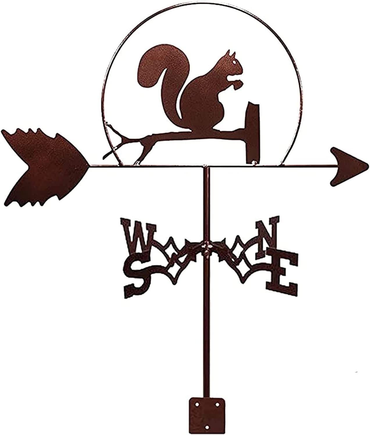 Stainless Steel Outdoor Weathervane Ornament Weather Vane for Garden Garage Dome Barn Decoration