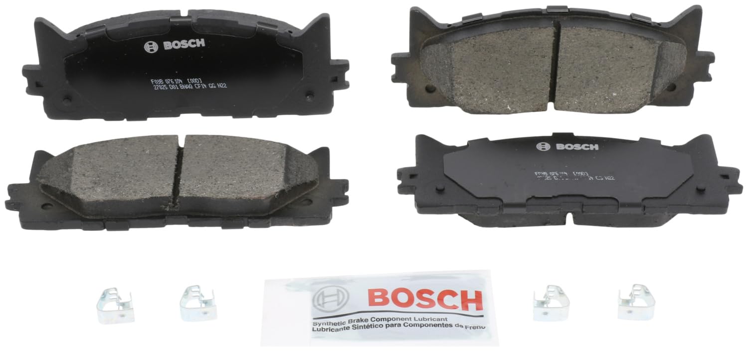 Bosch Automotive BP1078 QuietCast Premium Semi-Metallic Disc Brake Pad Set For: Subaru Forester, Legacy, Outback, B9 Tribeca, Tribeca, WRX, Front — view 227