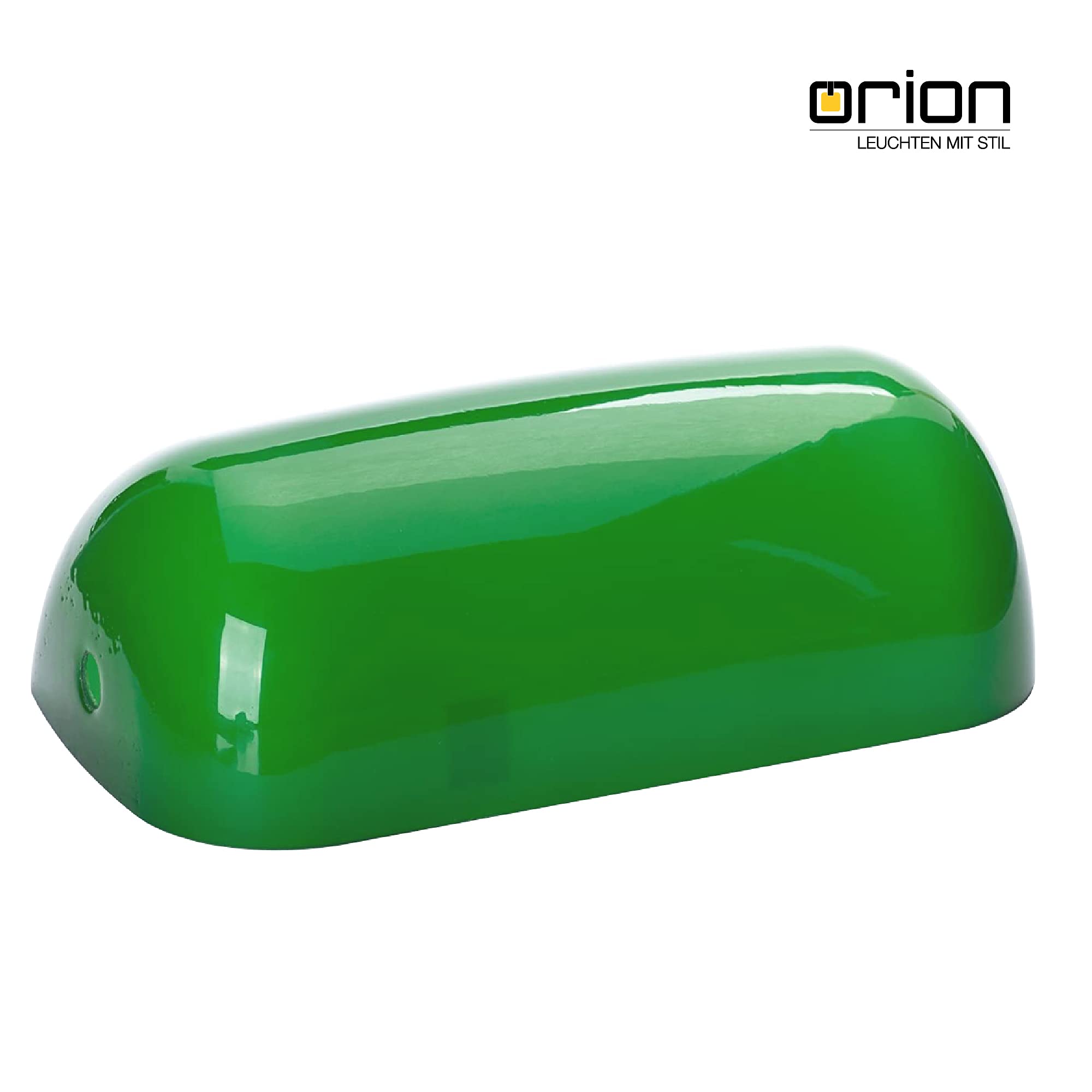 ORION LIGHTSTYLE Vetro di ricambio per lampada da bancario, paralume di ricambio, colore verde