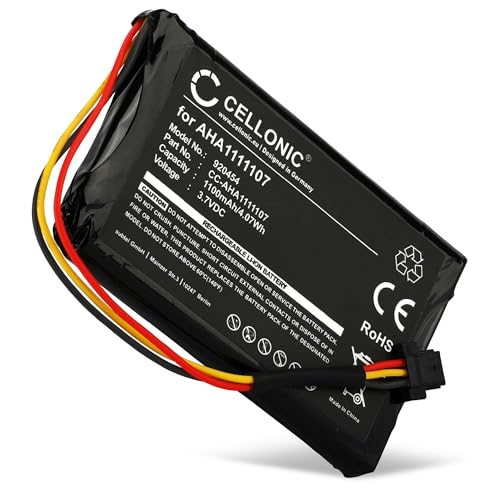 CELLONIC 1x Batería para GPS Navegación Compatible con Tomtom Go 600, Go 610, Navigator 6, AHA11111010   (1100mAh, 3.7V)