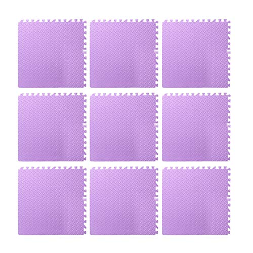 CALIDAKA Children Play Mat,9pcs Puzzl-e Exercise Mat with Foam Interlocking Tiles for Kids, Babies,for Exercise, Yoga,Gymnastics and Home Gym,Protective Flooring