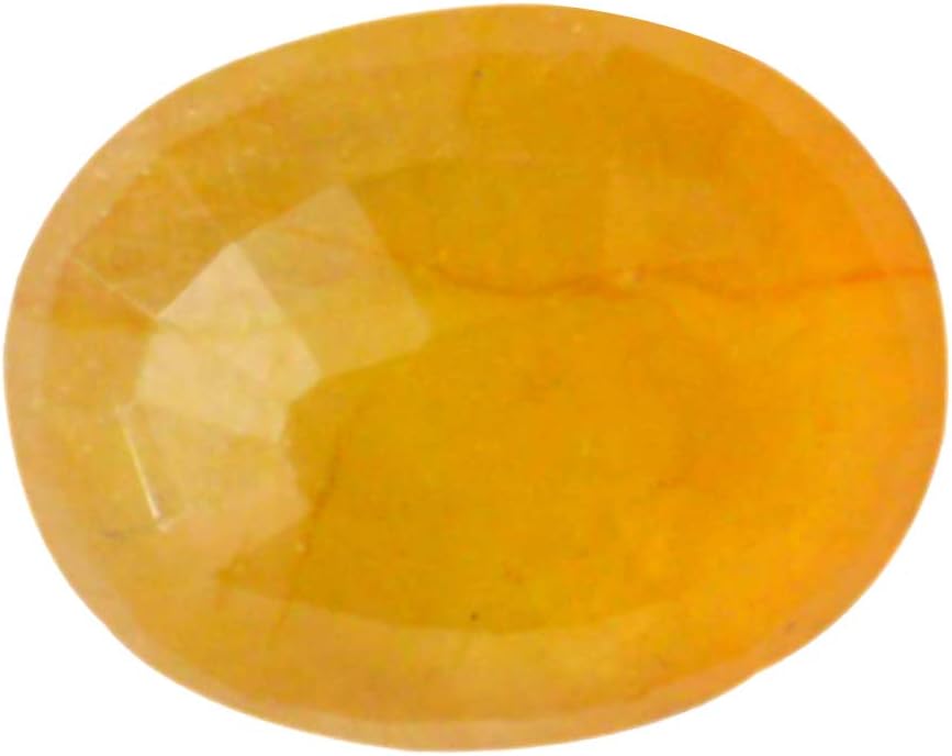 ASTRO HUBPukhraj Stone Original Certified, Yellow Sapphire Gemstone, Yellow Sapphire Gemstone Original, Natural Yellow Sapphire Pukhraj Certified Energized Loose Gemstone, पुखराज रत्न