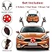 Reindeer Antlers for Cars – LED 2025 Christmas Car Decorations Kit with Jingle Bells, Nose, Tail, Multicolor Light-Up Rudolph Xmas Decor for SUV, Van, Truck