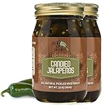 Green Jay Gourmet Pickled Candied Jalapeños in a Jar - Fresh Hand Jarred Vegetables for Cooking & Pantry...