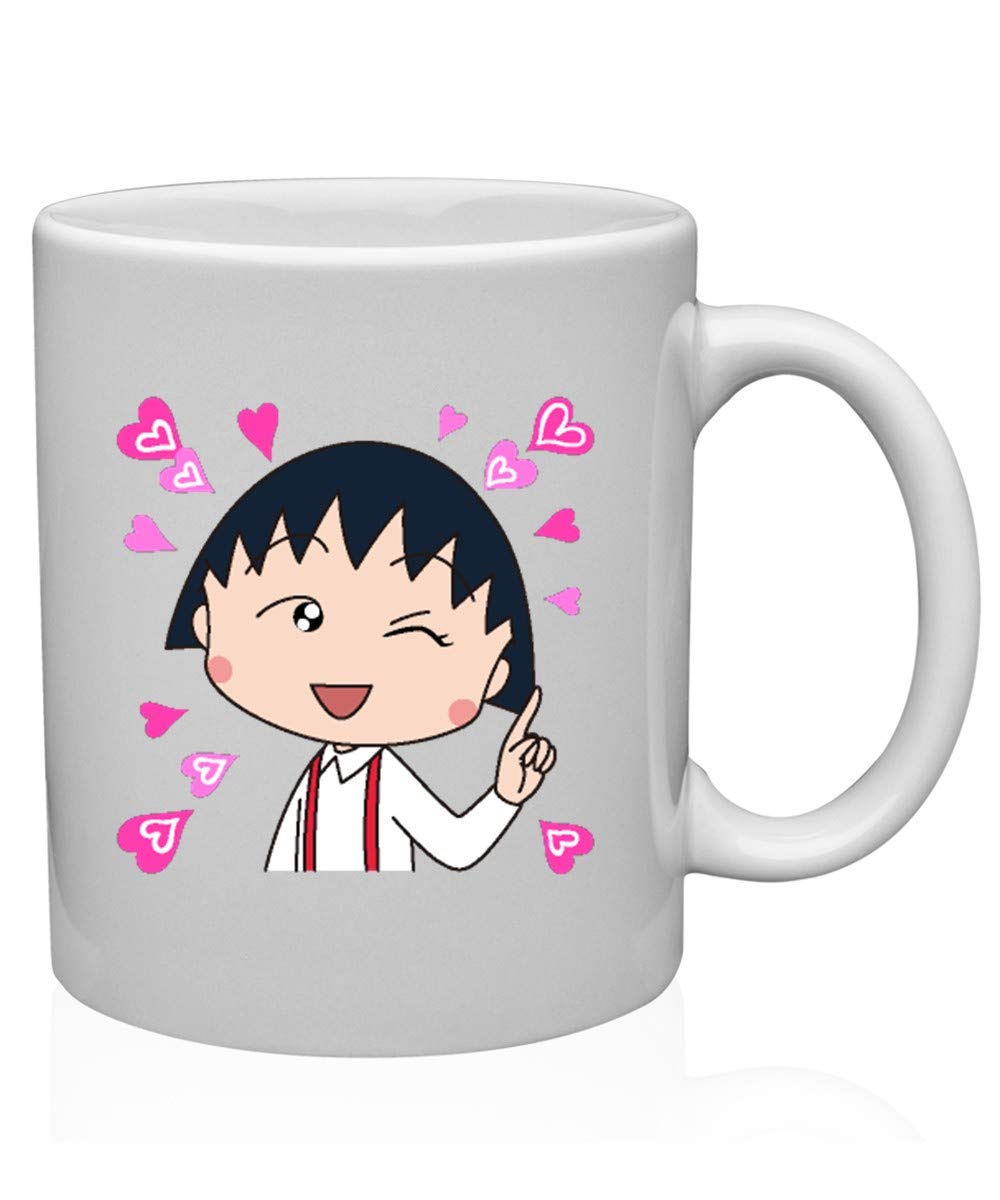 GEX11oz ceramic coffee mug, Chibi Maruko Chan, gift mug