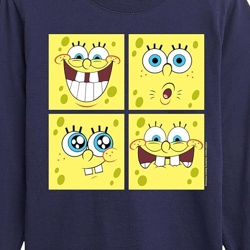 HYBRID APPAREL - Spongebob Squarepants - Spongebob Face - Toddler & Youth Long Sleeve Graphic T-Shirt3