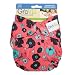 Grovia Organic Cotton Newborn All In One (AIO) Diaper - New Style - Poppy