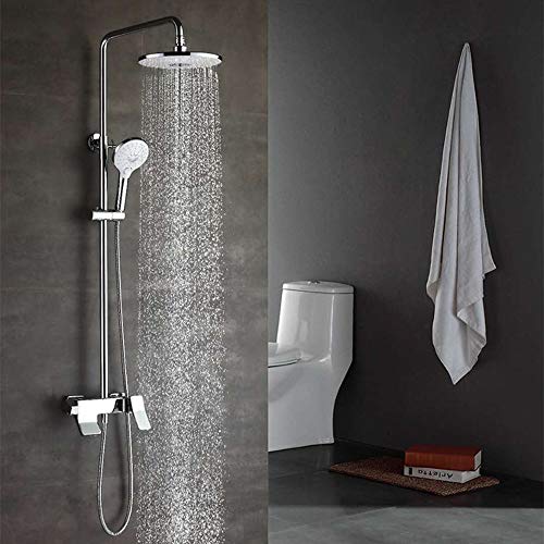 Système de douche douchette carrée à main et robinet