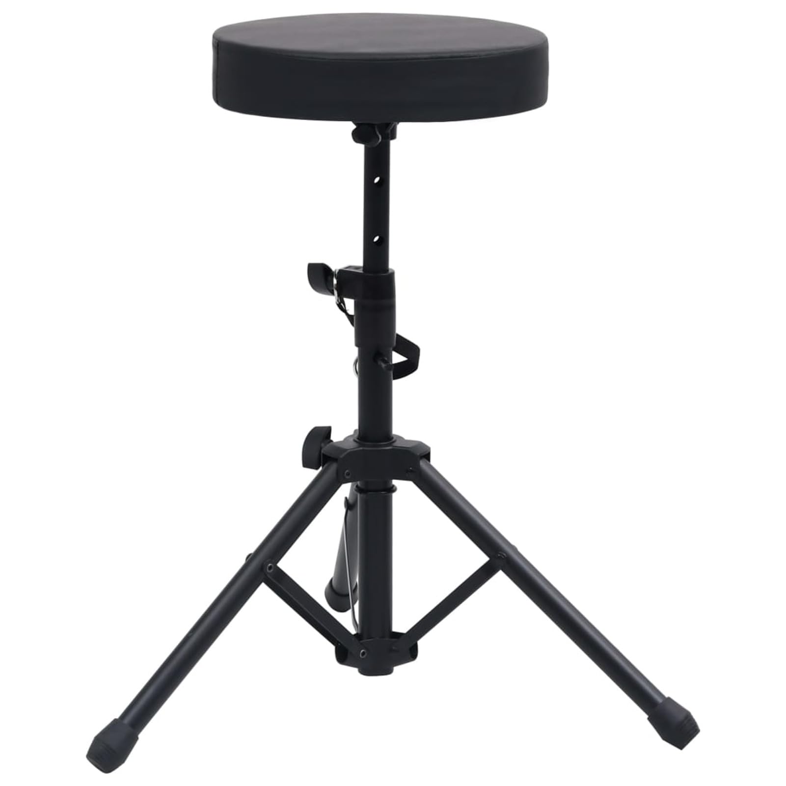 Supporto per Tastiera Set con Sgabello Gambe Sostegno Base Appoggio Seduta Porta Pianola Stand Accessori Musica Strumenti Nero