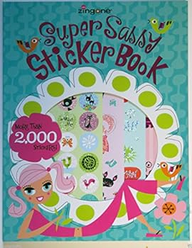 Toy Publication International Super Sassy Tween Sticker Book Robin Zingone Book