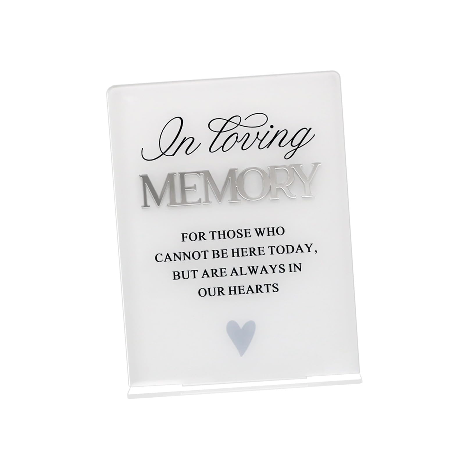 Qusinfc Multifunctional Acrylic Wedding Memorial Board with Two Beautifully Crafted Option for Paying Respect to Individuals Acrylic Wedding Memorial Sign