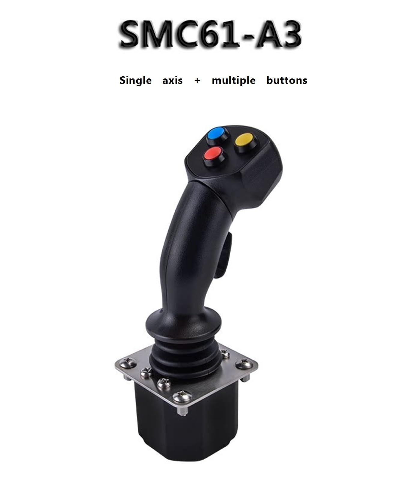 Manette Joystick, Bouton Manuel SMC61A3, Tige De Poussée À, Réinitialisation Automatique, Contrôleur Fonctionnement La Poignée, Tram Bascule,pour le générateur d'images(5V,Output 0.5-4.5V)
