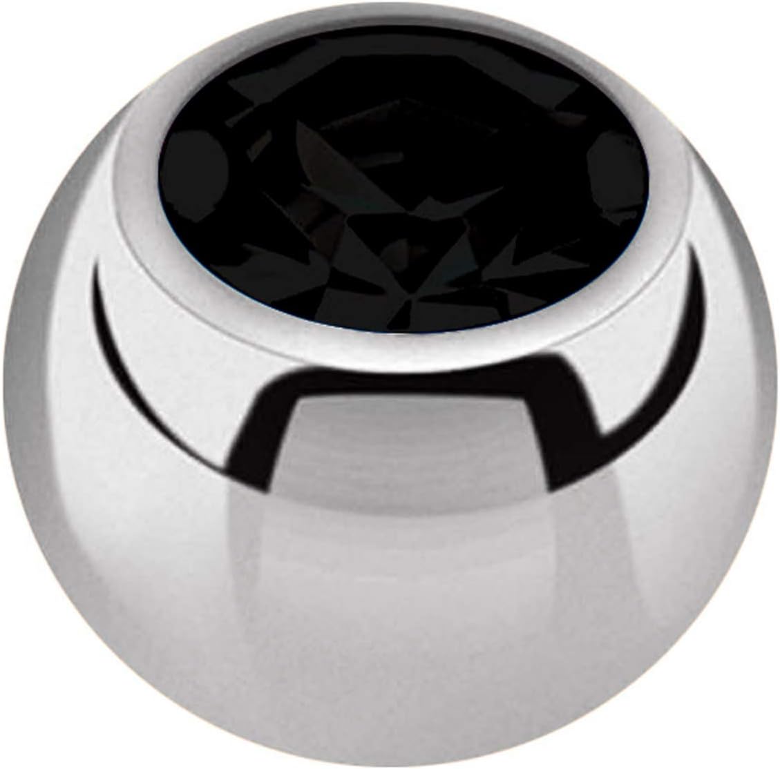 Set 2 Piercing Titanio Gioiello Ricambio Chiusura Sfere 1,2x3mm - Foto 8