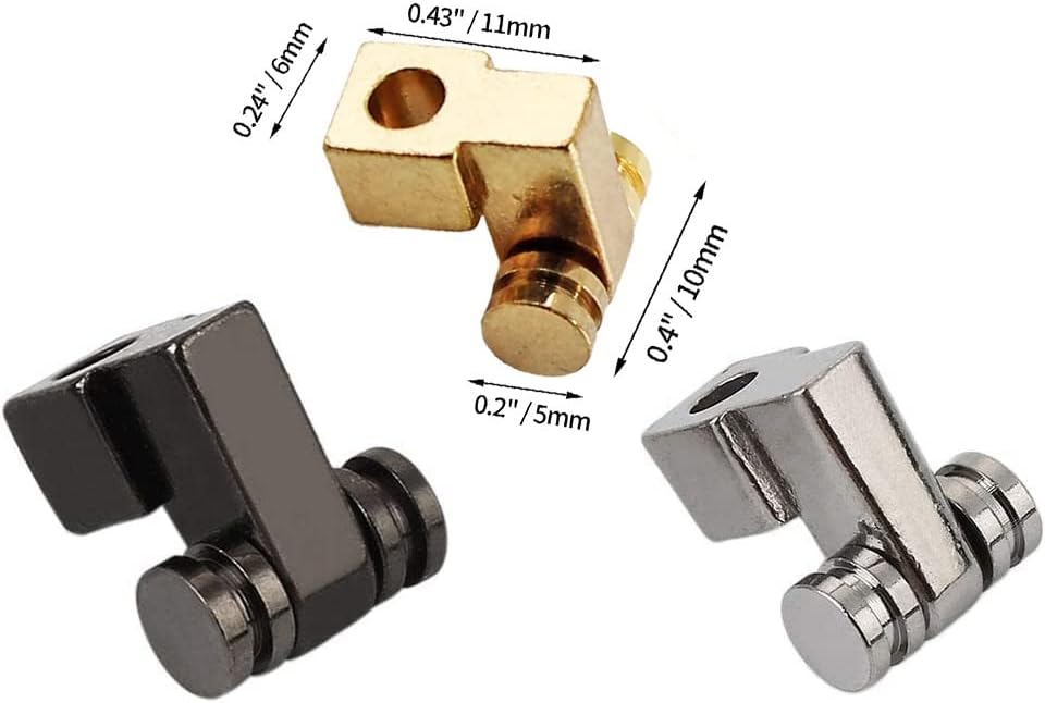 Miniatura 3 de Paquete de 3 piezas de guitarra eléctrica, placa de cuello para guía de árbol, placa de entrada de 14 pulgadas con tornillos para guitarra Fender