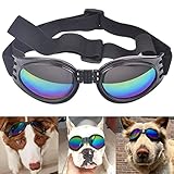 🐶【TAMAÑO APLICABLE】Nuestros productos son adecuados para perros pequeños con una circunferencia de la cabeza de 18-29,5 cm y una circunferencia de la mandíbula de 13-22 cm. Las gafas para mascotas con un peso de 18,5 g son muy ligeras y fáciles de llevar. Adecuado para cachorros Yorkshire Terrier Dachshund Poodle Shih Tzu Schnauzer miniatura Chihuahua Pug Pomeranian Boston Terrier Maltés Teddy Bichon Frise Shorthair Balinese, etc.