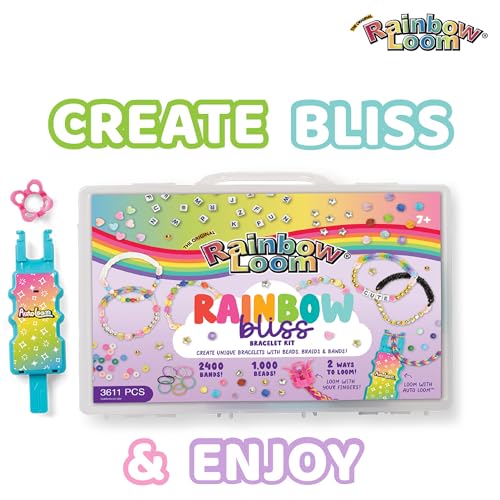 Kit de manualidades AutoLoom Rainbow Bliss para tejer pulseras sin enredos 5
