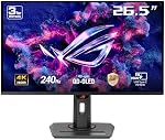 ASUS ROG Strix 27” 4K QD-OLED Gaming Monitor (XG27UCDMG) - 240Hz, 0.03ms, OLED Anti-Flicker 2.0, Custom Heatsink, Neo Proximity Sensor, 99% DCI-P3, True 10-bit Color, 3 yr Warranty