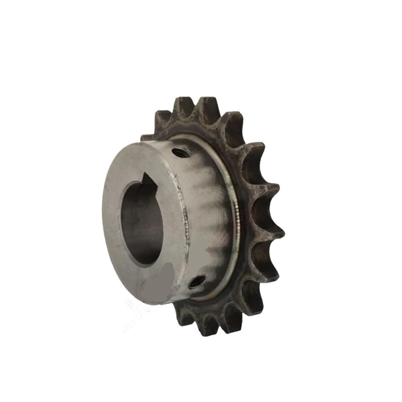 Zahnrollenkettenrad, 1 Stück 12 24 Zähne 08B Industrieantriebskettenrad 45# Stahlkettenrad 12T 24T Keilnutbohrung 12 14 15 16 17 18 19 20 22 24-40 mm)(12 Teeth,19mm (keyway 6mm))