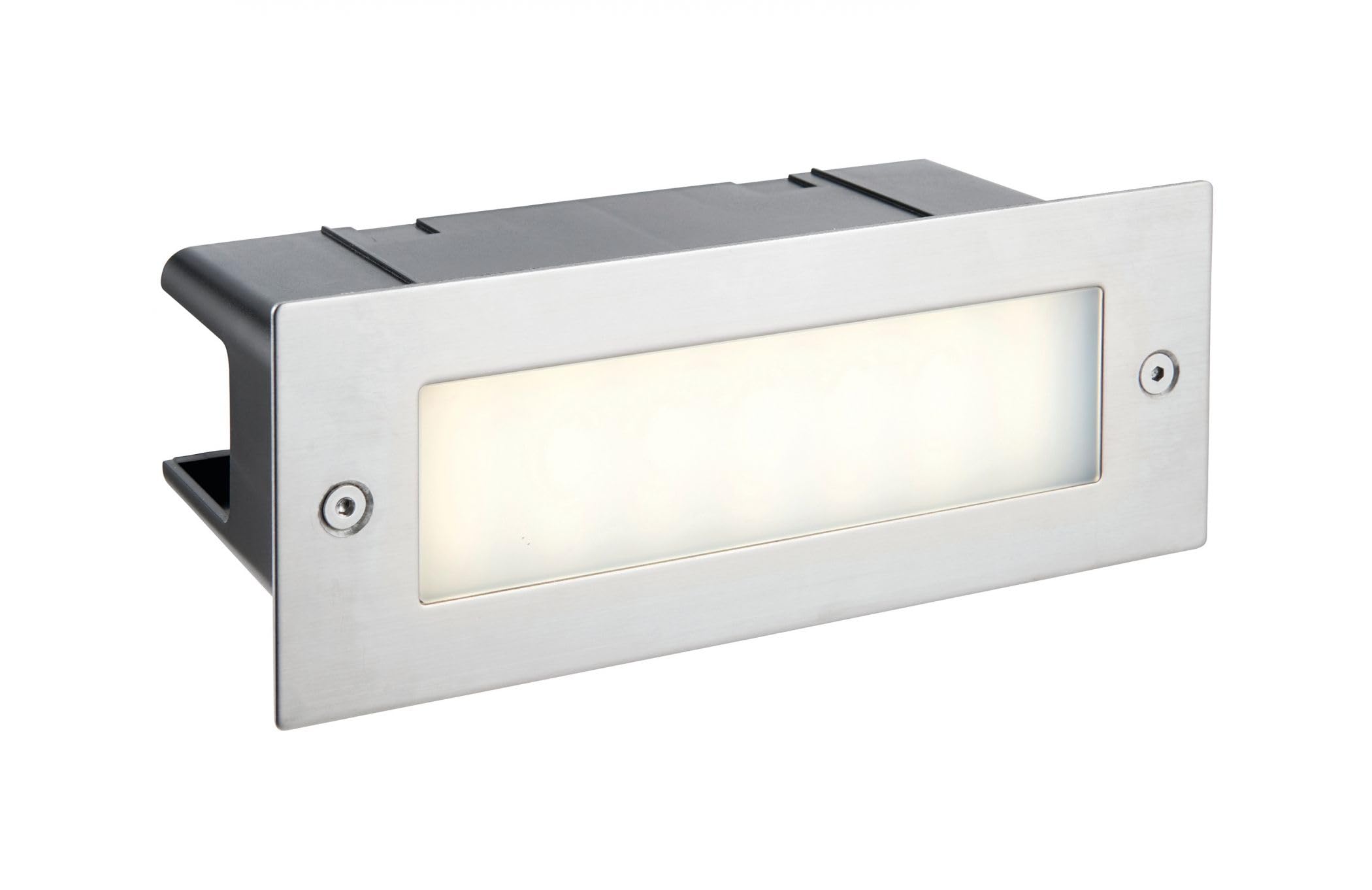 Saxby Lighting White Saxby 78637 Seina Marine Grade Stainless Steel Ip44 Outdoor 3.5W Cool Led Brick Guide Light