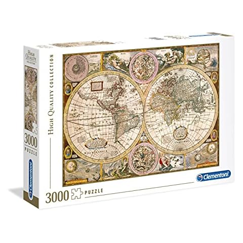 Puzzle Clementoni 3000 piezas Mapa Antiguo (33531) Cover