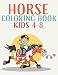 Produktbild Horse Coloring Book Kids 4-8: Girls Coloring Pages With Cute Horses Illustrations, Adorable Designs To Color