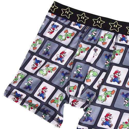 Nintendo Mario Underwear and Boxer Briefs with Luigi, Toad, Yoshi, Peach & Bowser, 2/3T-12 - image 3