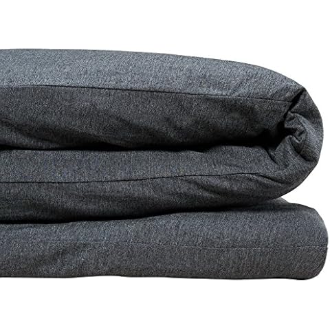 Calvin Klein Grey Cotton Modal Duvet Cover Cover