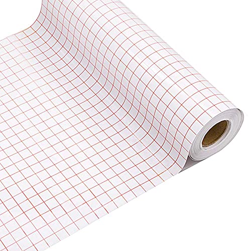 VakiReyy Lámina de Transferencia para Vinilo 30,5 x 500 cm Con Rejilla Vinilo Autoadhesivo para Calcomanías para Silhouette Cameo Carteles Ventanas y Pegatinas Cover