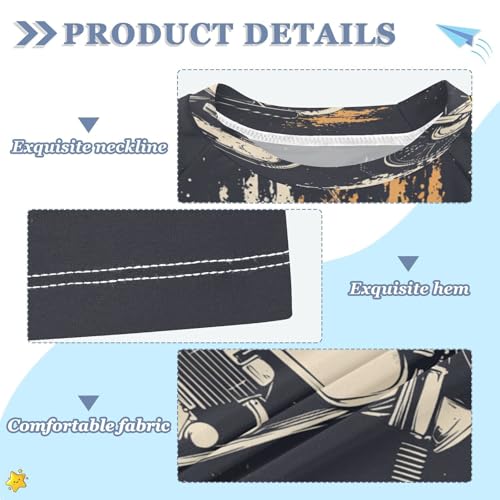 Boys Short Sleeve T-Shirts Fire Motorcycle Graffiti Rashguard Kids Swim Shirts Sun UPF 50+ Multicoloured3