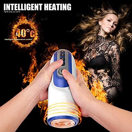 Male Ṃástˉúˉrbátor for Men Deep Throat 7 Vibration Sųcking Real Ᵽússy Female Heating Virgin Stroker Trainer Machine for Men Adult 2 in 1 Male's Aír-cräft Cup Underwear six Toys for Men Tshirt