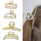 【Temperament Ladies Hair Accessories】 La pinza de pelo de tiburón vintage es adecuada para muchas ocasiones, muy adecuada para que las damas se laven la cara, la belleza matutina, el maquillaje, la cocina y también para ocasiones especiales como fiestas, oficinas, viajes y la vida diaria. . Te hace lucir diferente y muy encantador.