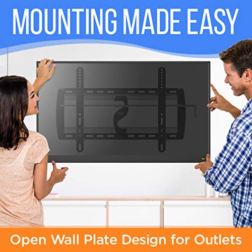 Pyle Tilting Wall Mount Tv Bracket - Heavy Duty Universal Flat Screen Tv Wall Mount - Mounts 26-52" Led/Loled & Plasma Tv Flat Screens - Medium Tilt, Vesa Mounting, 110 Lbs Weight Capacity Pywm24 #TOP5