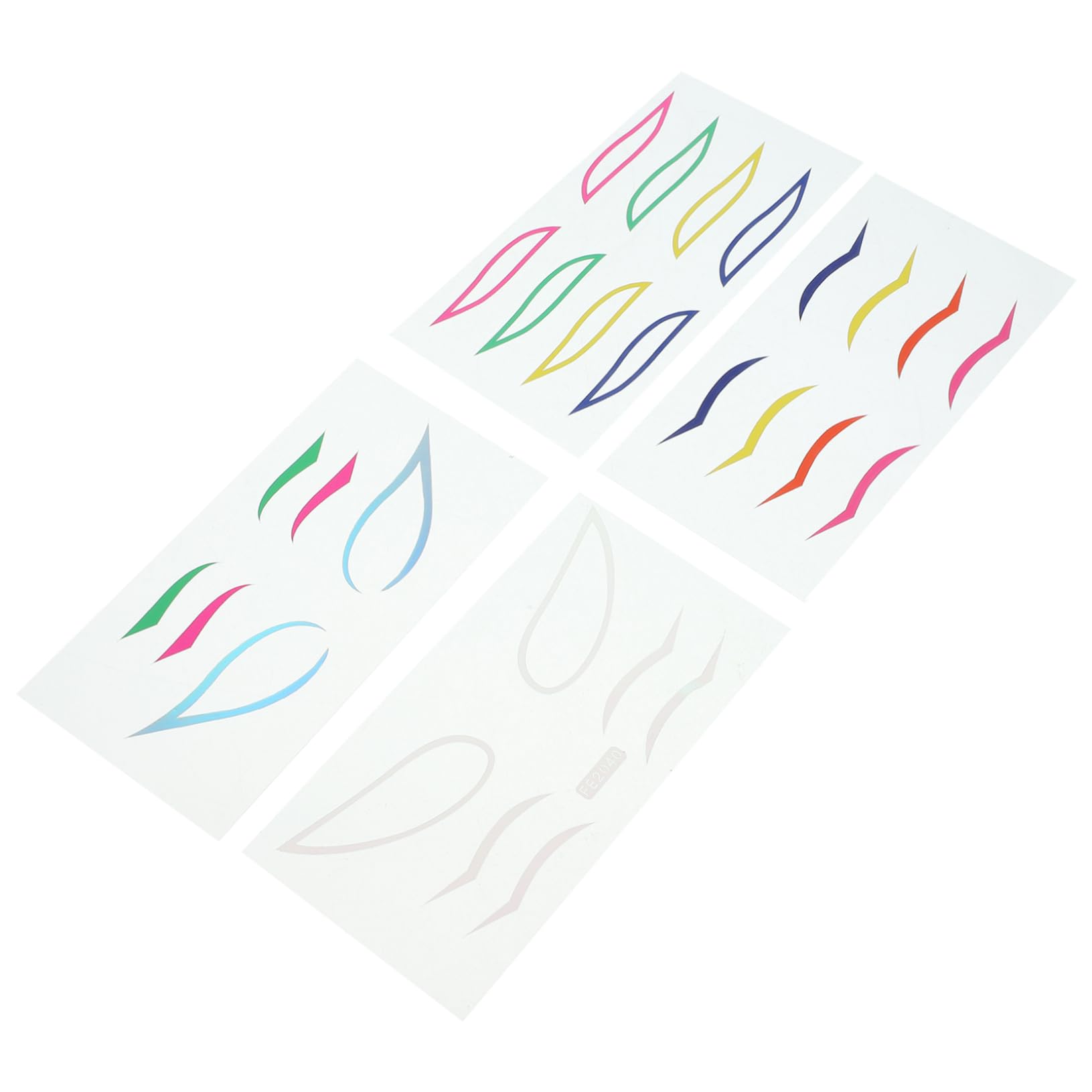 Didiseaon 16sets Adesivi Eyeliner Professionali Per Makeup Stickers Per e Dazzling Per e Speciali