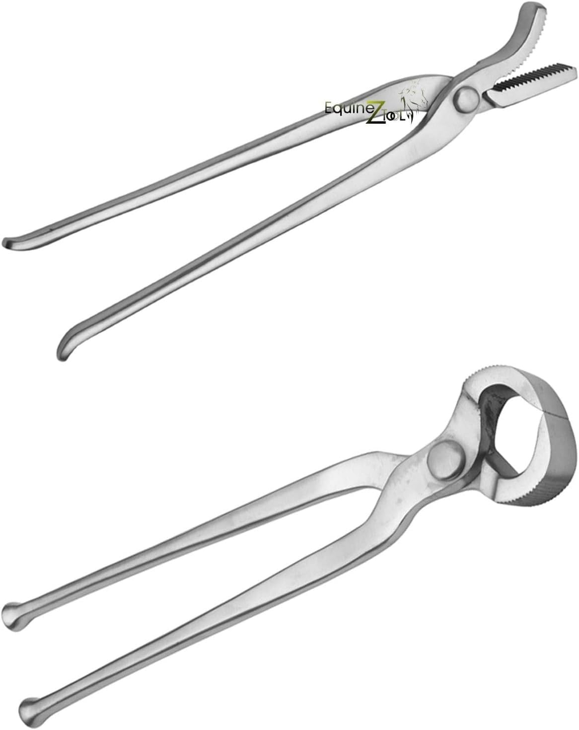 12" Handcrafted Stainless Steel Horse Shoe Puller/Spreader–Professional Farrier Tool for Hoof Care,Farrier Tool - Vanadium Steel Hoof Nail Clincher Pliers for Nail Removal