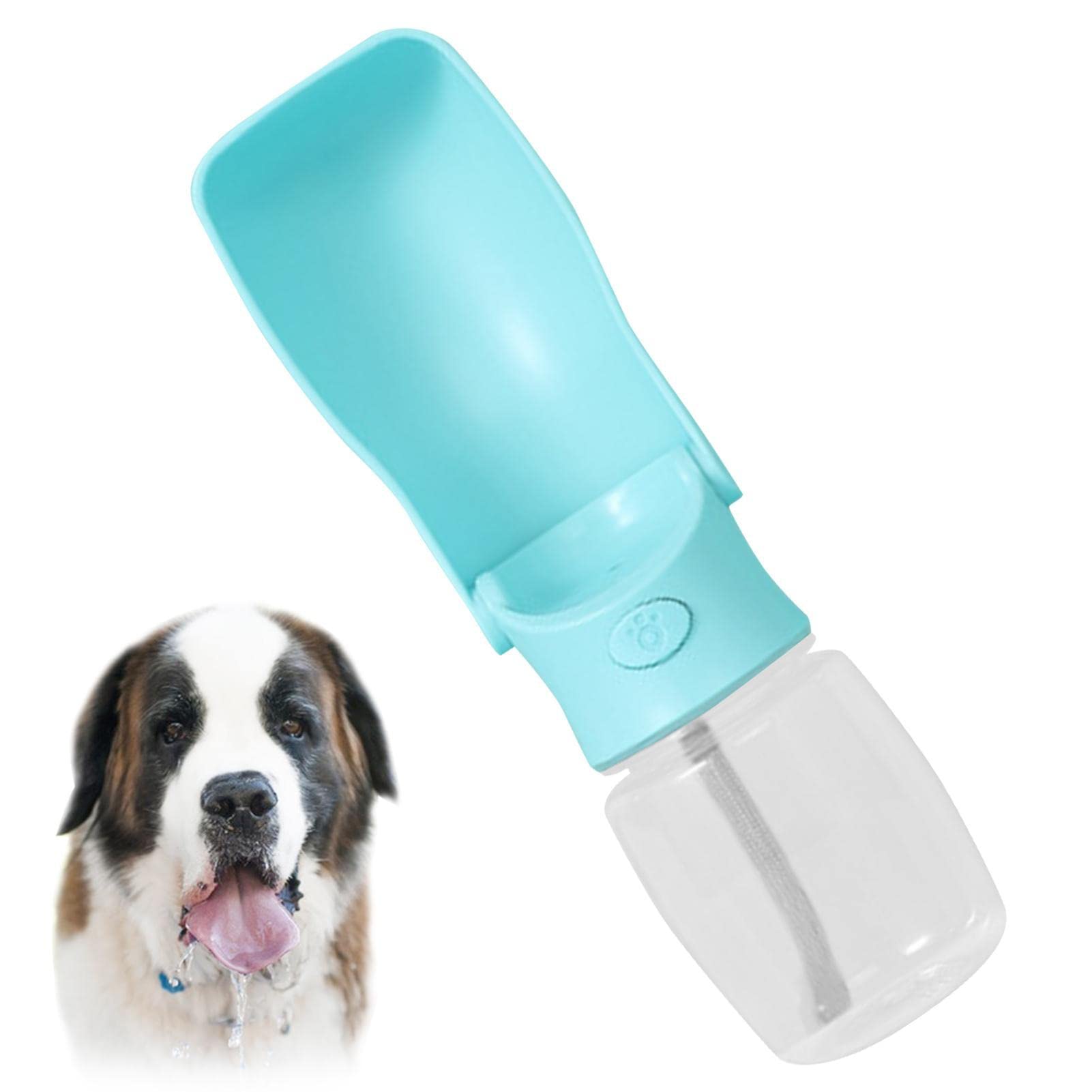 Hundetrinkflasche 520ml Mit Schüssel - Silikon Auslaufsicher Für Unterwegs