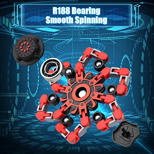 10PCS Roboter Fidget Spinner Spielzeug für Kinder Erwachsene, DIY Verformbare Fingerspitze Gyro Hand Finger Spinning Schreibtisch Spielzeug, Geburtstag Geschenk Klassenzimmer Preise Party Gunst