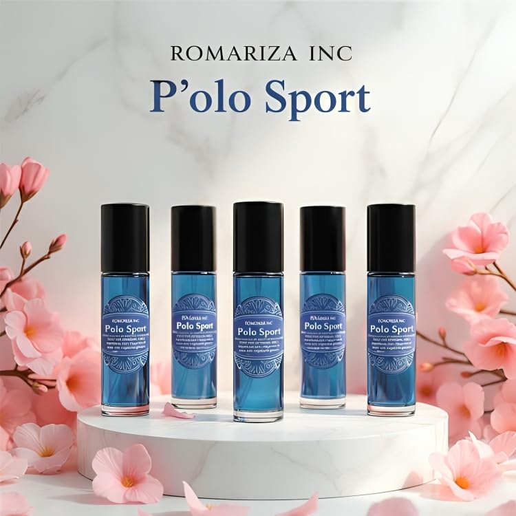 10ml Roll-On Glass Bottle P’olo Sport Men’s Fragrance Oil image 3
