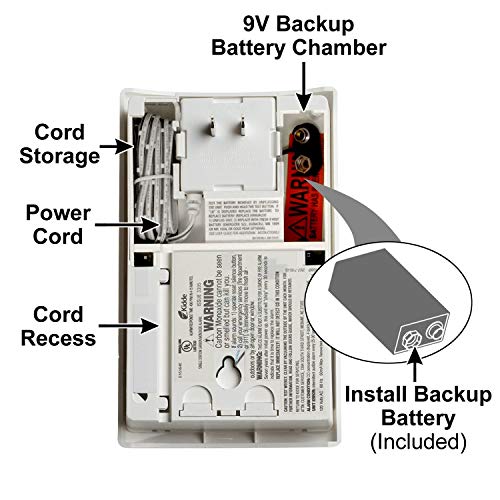 Kidde Nighthawk Carbon Monoxide Detector, AC-Plug-In with Battery Backup, Digital Display