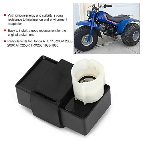 Image of CDI Igniter, ABS Car CDI Box Module Igniter Fits for Honda ATC 110 200M 200S 200X ATC250R TRX200 1983-1985