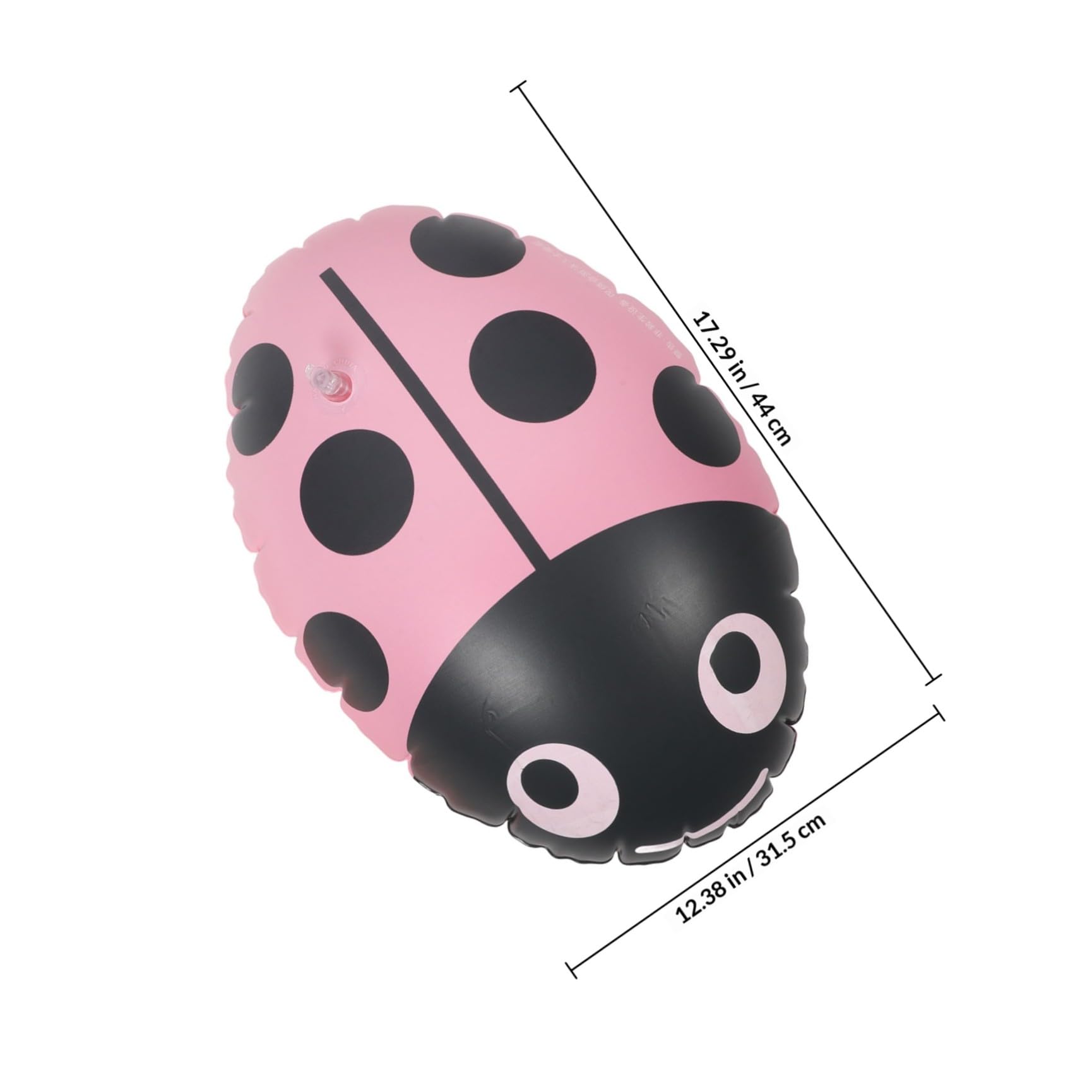 Boa da Nuoto Gonfiabile Doppio Airbag Spesso Design Coccinella, Galleggiante per Principianti per Vacanze Estive e Sicurezza in Piscina