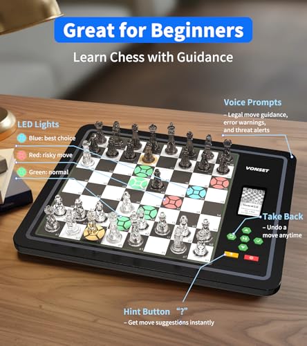 Tablero de Ajedrez Electrónico L6 con Pantalla E-Ink y Luces LED miniatura 2