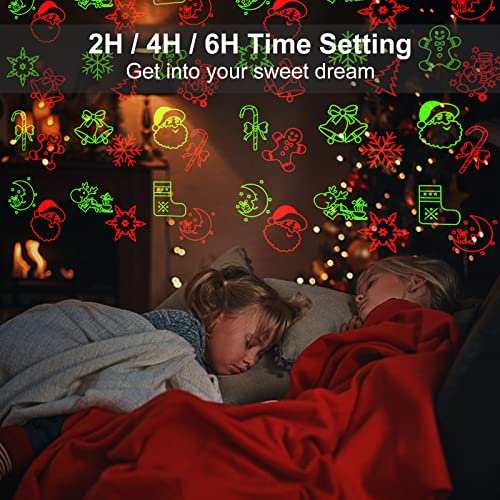 Christmas Lights Projector Laser Light Xmas Spotlight Projectors Waterproof Outdoor Landscape Spotlights For Holiday Halloween Yard Decorations (Multi-Colored) #TOP2