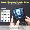Powkiddy RGB20S Handheld Arcade Console - Built-in 15,000 Games & 64G, 3.5 Inch IPS Screen, Open Source System, Classic Emulator (Black)