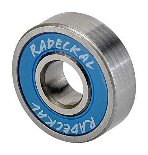 Radeckal Blue Abec 7 Skateboard Bearings, Skateboards, Longboards, Cruisers, Inline Skates, Roller Skates, Pre-Lubricated, High Precision Rating, Long Lasting (1 Set Of 8)… #TOP4
