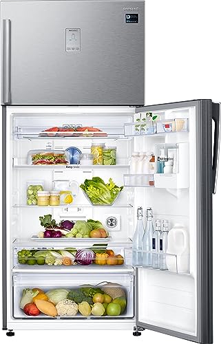 Image of Samsung 530 L, 1 Star, Optimal Fresh+, Digital Inverter, Frost Free Double Door Refrigerator (RT56C637SSL /TL, Silver, Real Stainless)