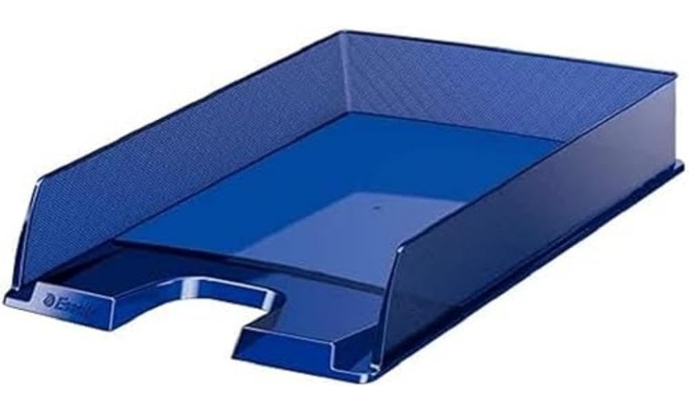 Esselte Bandeja portadocumentos Europost, A4, Azul marino translúcido, 623600