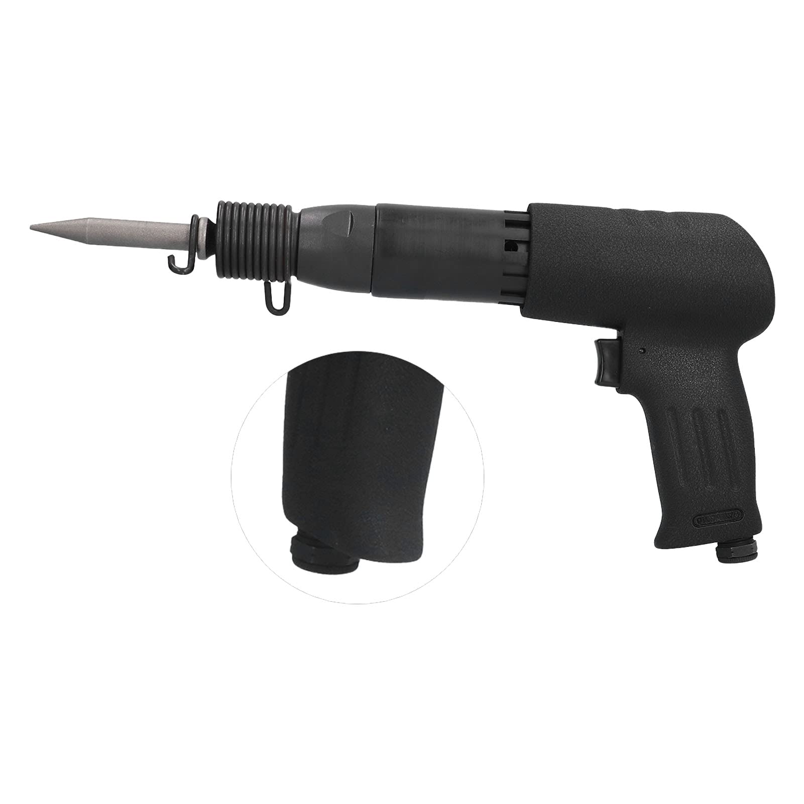 Pissente Młotek Pneumatyczny Łopata Dłuto Pneumatyczne ze Stali Stopowej KP 767 2100 BPM 10 Mm Uchwyt łopaty 6,2 Kg Cm2 do Otwierania cegieł Dłutowanie ścian Naprawy Przemysłowe (Styl UE)